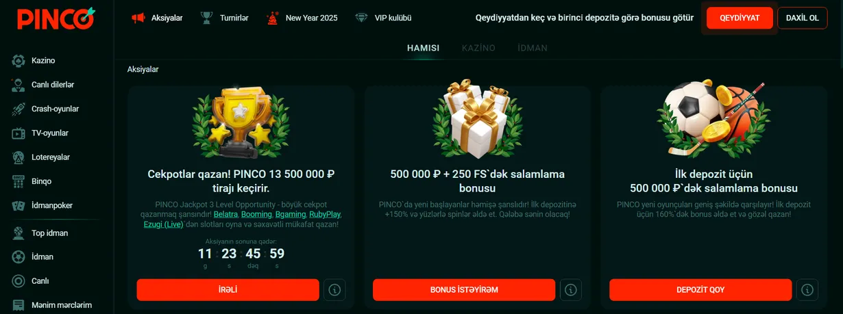Bonuslar Bonuslar